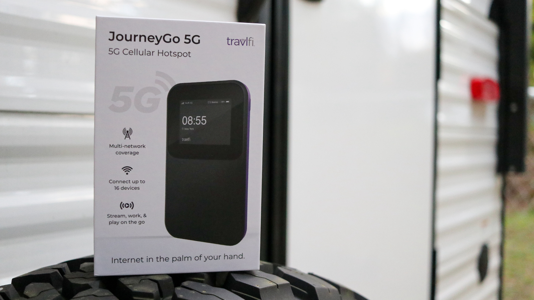 TravlFi Introduces the JourneyGo 5G: A Portable Hotspot Built for Life on the Road