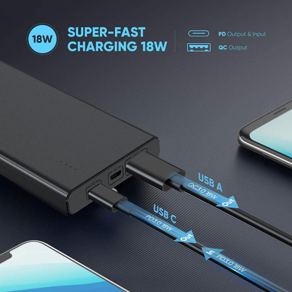 10000mAh Portable Power Bank