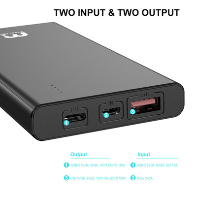 10000mAh Portable Power Bank