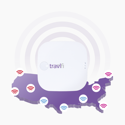 TravlFi Journey1 LTE Wi-Fi Hotspot - Open Box