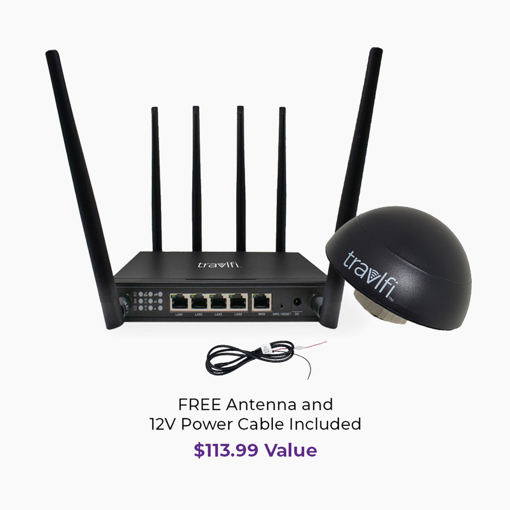 Trailwave Router TravlFi JourneyXTR LTE Wi-Fi Router