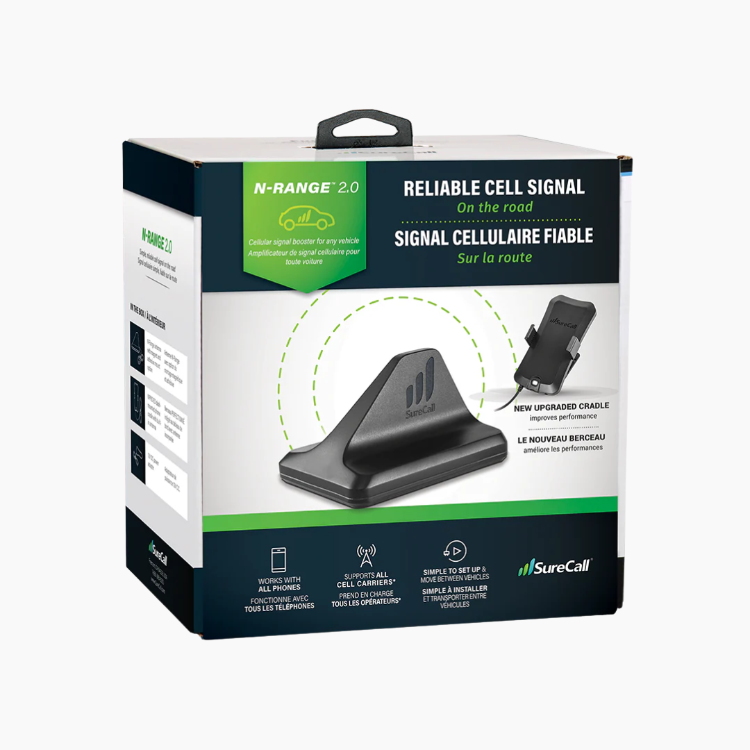 SureCall N-Range 2.0 Cell Phone Signal Booster Kit  TravlFi