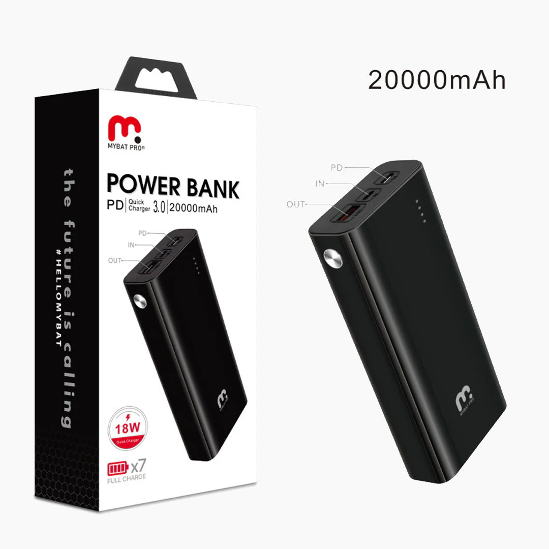 20000mAh Portable Power Bank