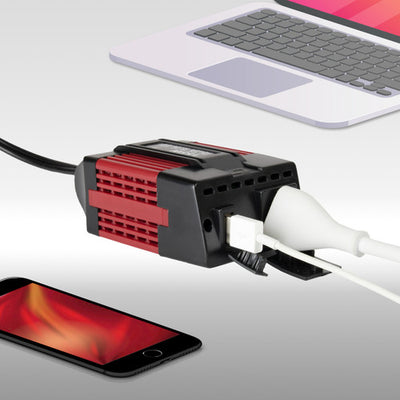 RV Power Inverter 155W With AC And USB Port